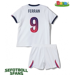 Paris Saint-Germain Ferran Torres #9 Bortaställ Barn 2026-27 Kortärmad (+ Korta byxor)